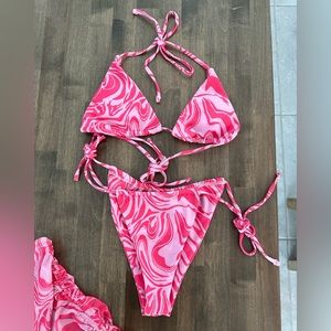 Shein Pink Bathing Suit Never Worn